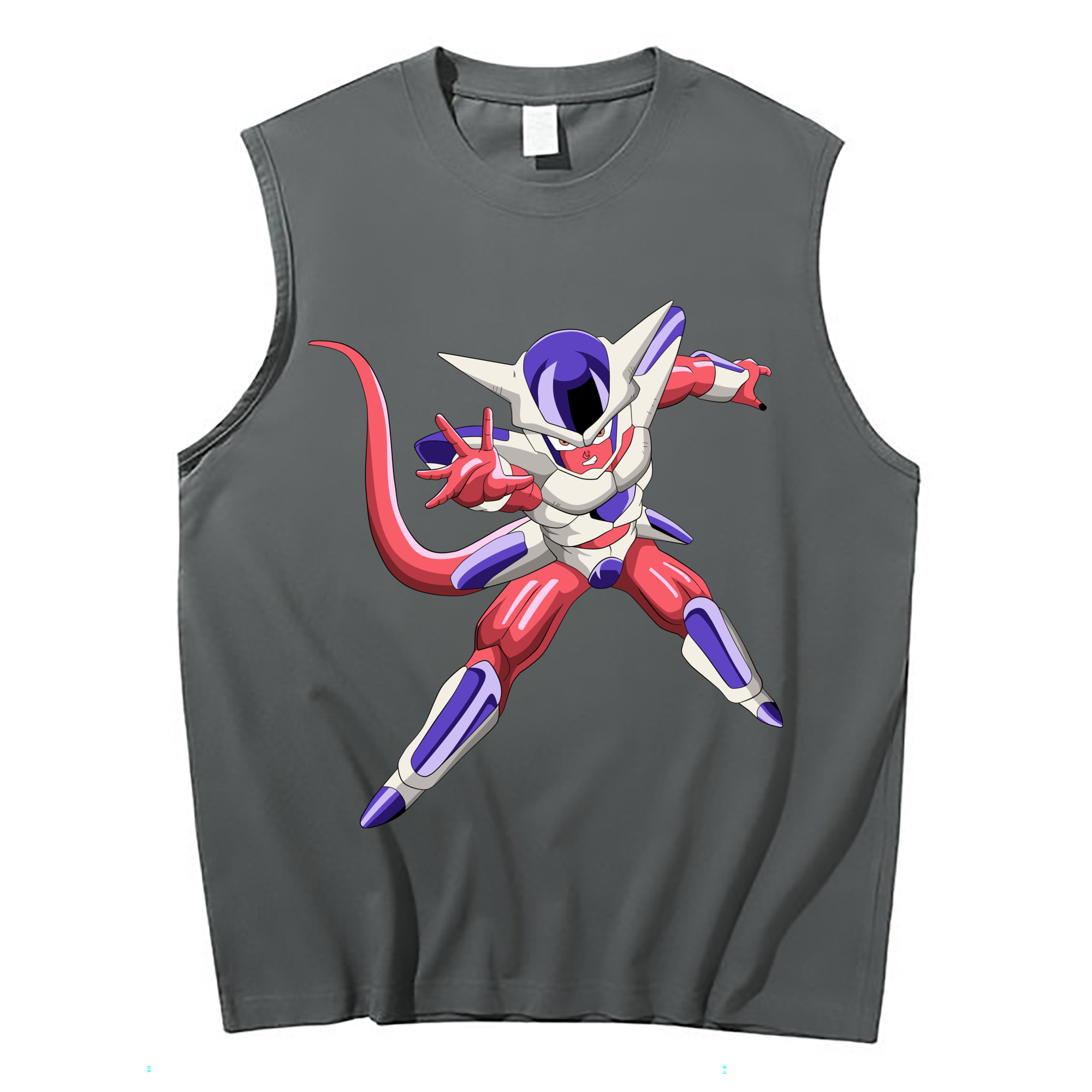 （画像用） ドラゴンボール フリーザ DRAGON BALL Frieza コットン100％タンクトップ（フロントプリント）